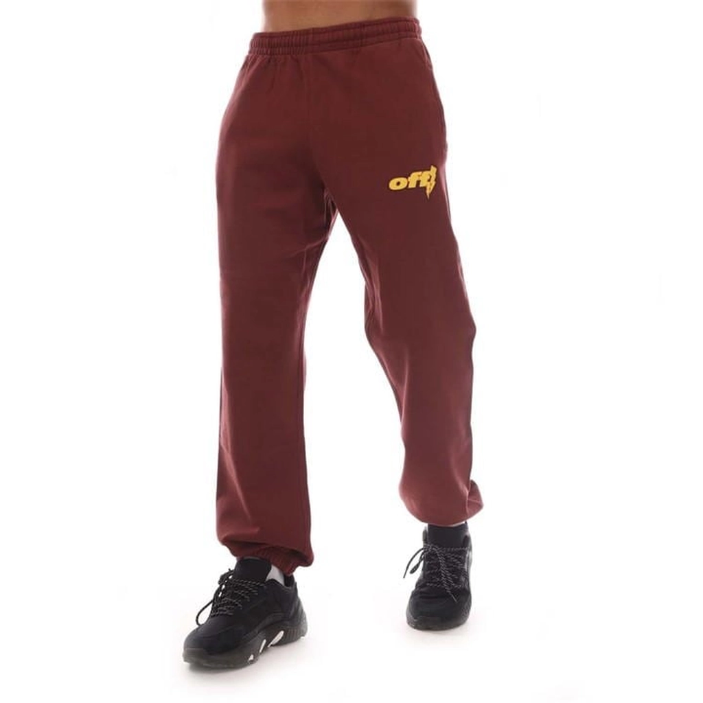 Off White Thunder Stable Slim Sweatpants - Red